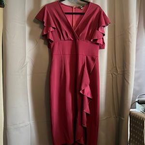 Wine Wedding Guest Dress